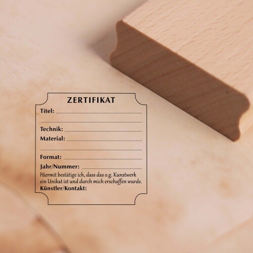 Motivstempel zertifikat - motivstempel,