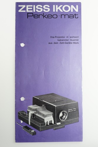 Zeiss ikon prospekt - zeiss, projektor