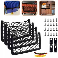 4x Auto Ablagenetz Ablagefach PKW KFZ Netz Gepäcknetz 36 x 18cm Groß Organizer.