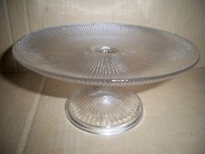 Tortenplatte Glas auf Fuß