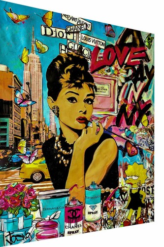 Pop art audrey hepburn b806 - pop,