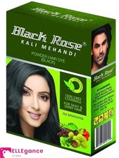 Henna Haarfarbe Pulver (Schwarz) –Kali Mehandi – 100% Grau-Abdeckung - ohne PPD