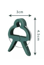 10x Pflanzenclips Klammern Rankhilfe Pflanzen Tomaten Clips S Klein 3,5x 4,5cm