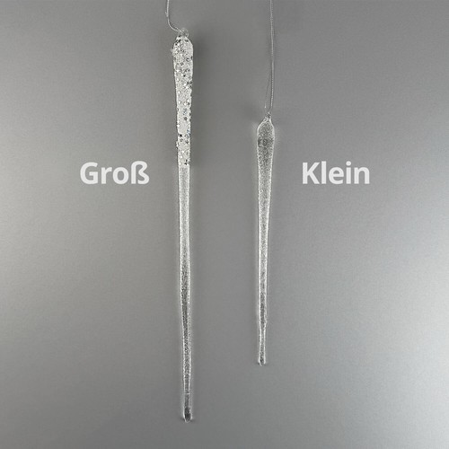 Tannenbaumschmuck eiszapfen - tannenbaumschmuck,