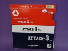 Armstrong ATTACK 3 M  halblange Noppen rot OX Tischtennisbelag NEU B-Ware