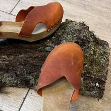 Sanita Woody Pumps orange 39