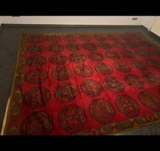 Vintage teppich rot beige - vintage,