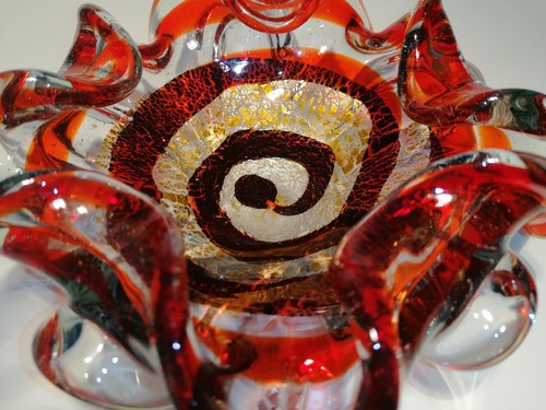 Muranoglas schale aschenbecher - schale,