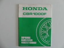 Honda CBR 1000 F Zusatz zum Werkstatthandbuch Reparaturanleitung Handbuch 1992