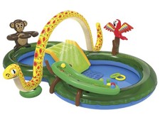 Playtive Kinder Erlebnispool Dschungelwelt, mit Rutsche - B-Ware sehr gut