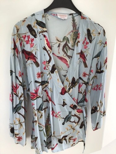 Wickel bluse kimono vintage - bluse,