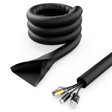 1,5m Kabelschlauch Kabel Organizer Selbstschließend Kabelkanal Kabelmanagement