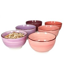 6er Set Lila Bowl-Schalen