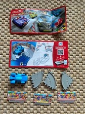 Ü-Ei Autorennbahn mit Racing Cars SD 265 hellblau mit BZ u. Pappe Saison 2016/17