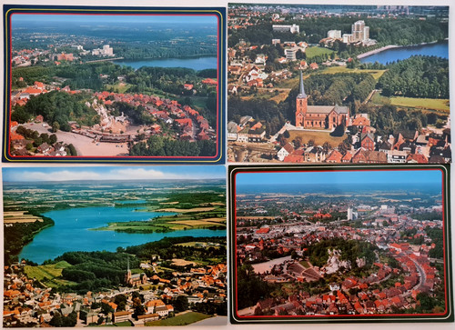 Bad segeberg vom flugzeug - bad,