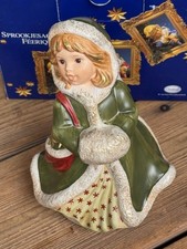 Goebel Engel mit Muff rot