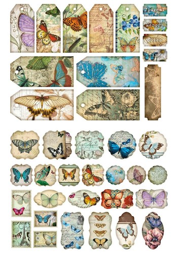 Scrapbooking papier - a4,