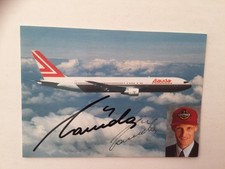 Autogrammkarte Nicki Lauda Original Unterschrift 