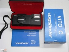 Voigtländer Vito C + Blitz Vitolux 18 - Objektiv Voigtar 2,8/ 38 mm lens Top