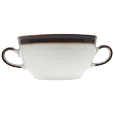 Suppentasse Suppenbecher 0,3 L Winterling Röslau Relief brauner Rand