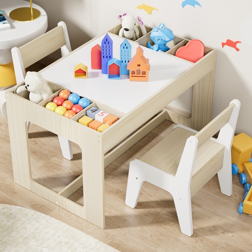 Holz kindertisch mit stühle - kindertisch,