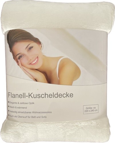 Wohndecke flanell kuscheldecke - flanell,