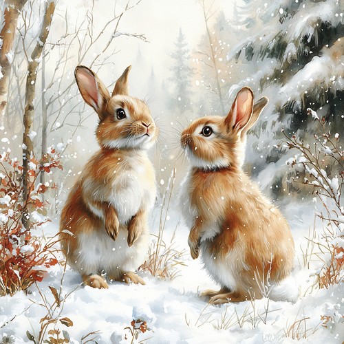 Deko bild hasen kaninchen - deko,