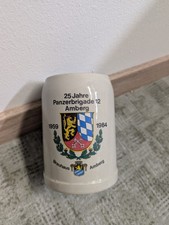 Panzerbrigade 12 Amberg Brauhaus 1959-1984 Krug 0,5L - 25 Jahre
