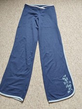 Damen Yogahose Freizeit Gr 38 neu Blau 