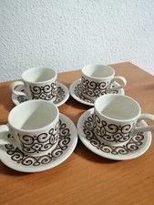 Biltons England 4 Tassen + 4 Teller
