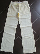 TOP!!! »Q/S designed by S. Oliver ABBY Leinen-Stoffhose« W34(36) / L32, vanilla