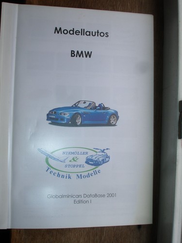 Modellauto katalog nur bmw - katalog,