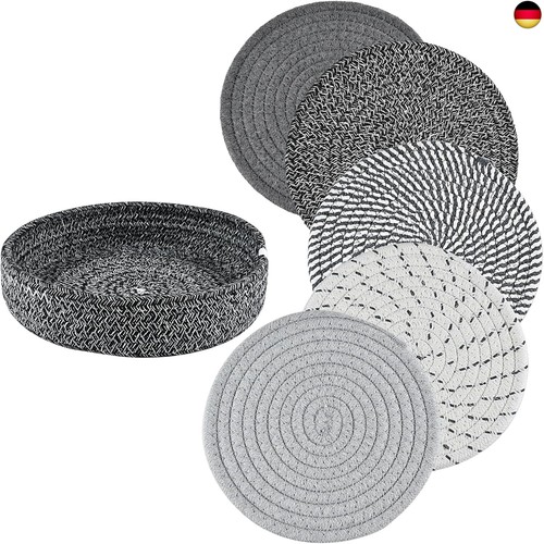 Geflochtene topfuntersetzer - geflochtene,