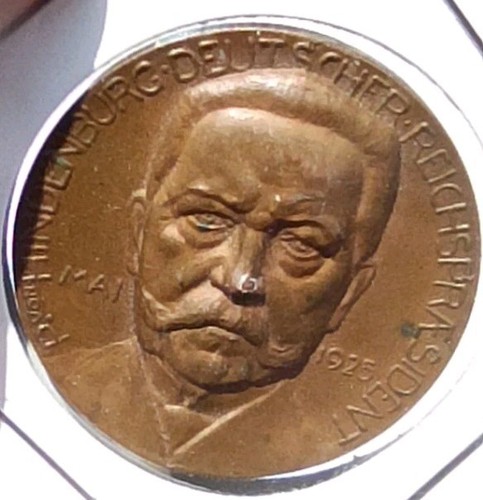 Medaille hindenburg deutscher - hindenburg,