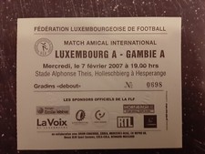 Ticket  Luxemburg - Gambia  07.02.2007