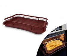 Livington Super Crisper, Bräter 3-fach antihaftbeschichtet Backofen-Grillkorb