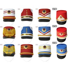 DE Kinder Drum Majorette Kostüm Hut Major Uniform Königliche Guard Fasching