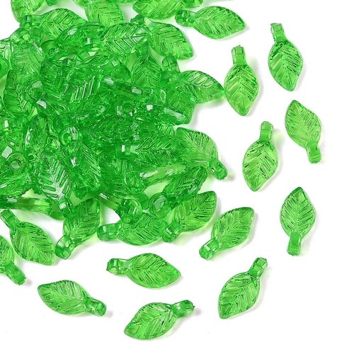 150x blätter acrylperlen - blätter,