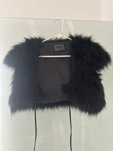 Fake fur weste - damen,, größe