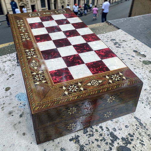 Handgefertigtes backgammon - handgefertigtes,