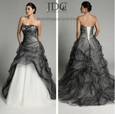 Gerafftes Korsage Tüll Weiß