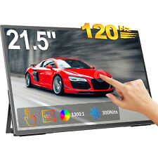 21,5" 120Hz Touchscreen Monitor 1920x1080 USB-C HDMI FreeSync Gaming Bildschirm