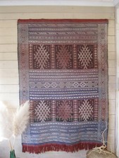 VINTAGE BOHO  - Schöner Teppich aus Marokko - Handarbeit - Kelim - ca.190x125 cm
