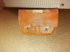 DDR Schulranzen Ranzen Leder braun