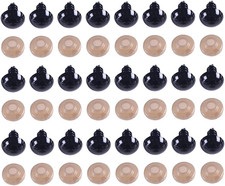 100 Stück 15 mm schwarze