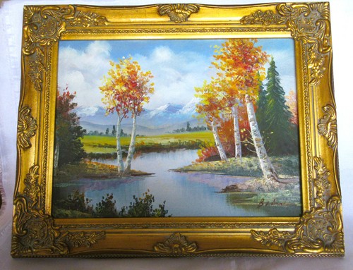 öl bild handgemalt im - bild,