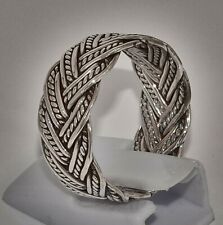 massiv Sterling Silberring 925 Zopfring Keltisch 3fach Celtic Gothic Flechtwerk