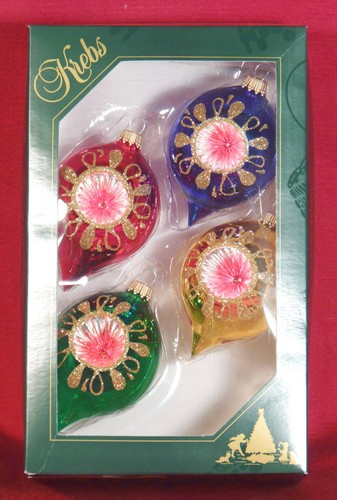 4er set christbaumschmuck - 4er, glas
