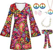 Hippie Kleid Damen 5 Stück