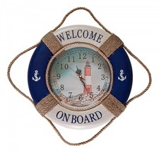 Maritime Wand-Uhr als